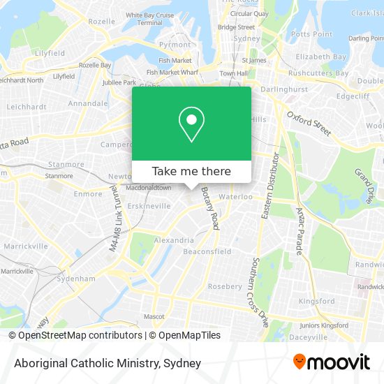 Aboriginal Catholic Ministry map