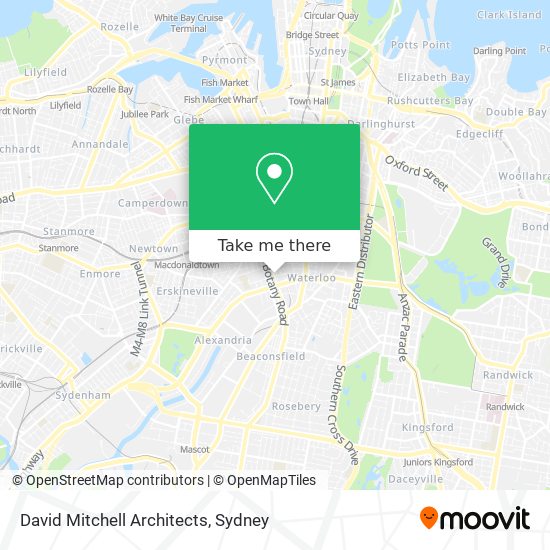 David Mitchell Architects map