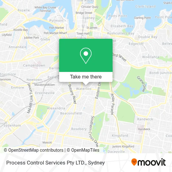 Process Control Services Pty LTD. map