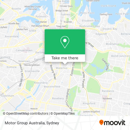 Motor Group Australia map