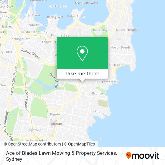 Ace of Blades Lawn Mowing & Property Services map