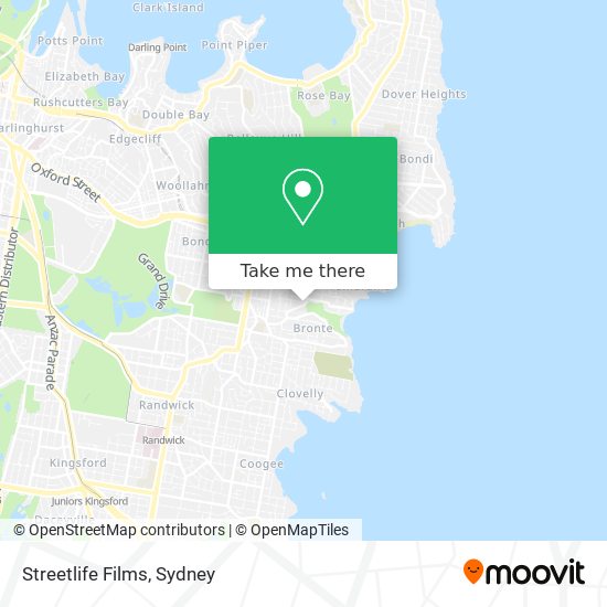 Streetlife Films map