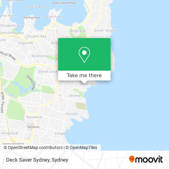 Deck Saver Sydney map