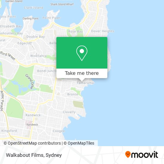 Walkabout Films map