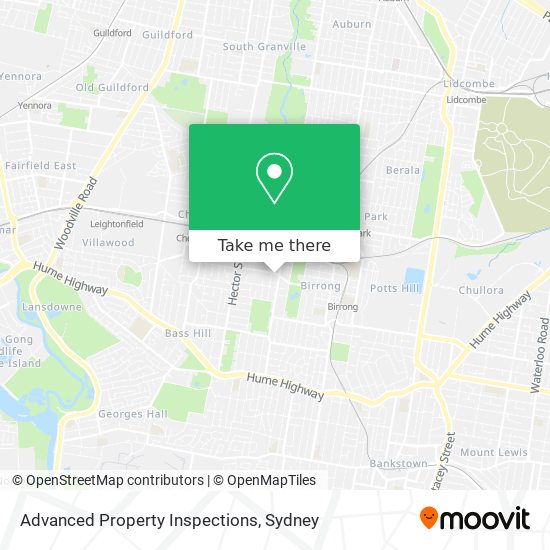 Advanced Property Inspections map