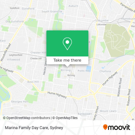 Marina Family Day Care map