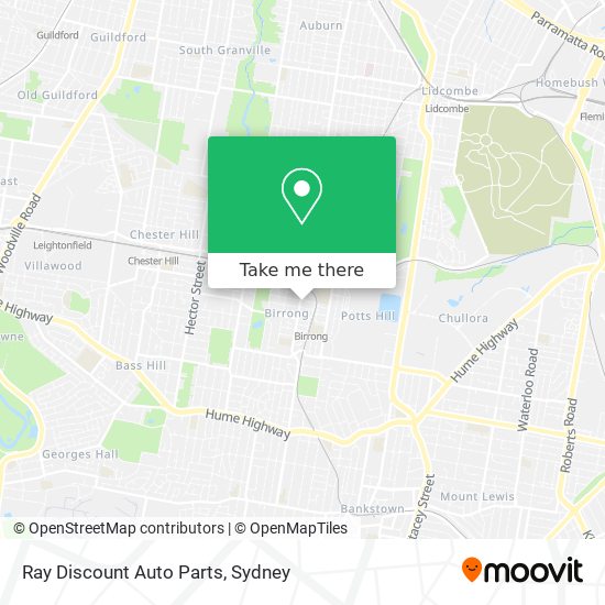Ray Discount Auto Parts map