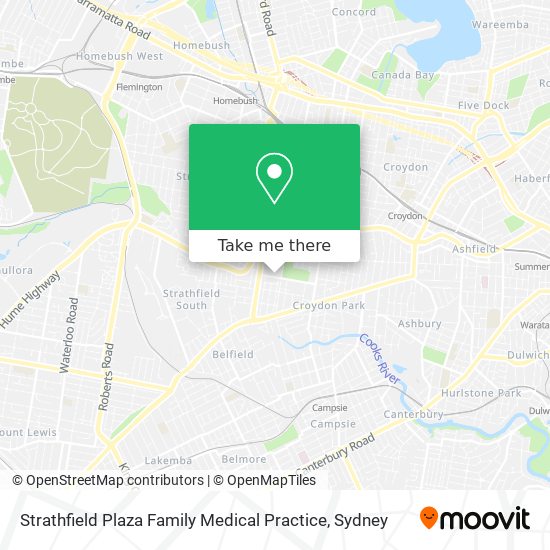 Strathfield Plaza Family Medical Practice map