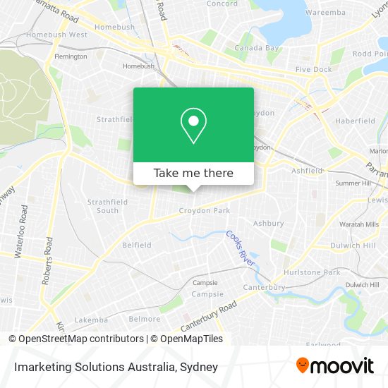 Imarketing Solutions Australia map