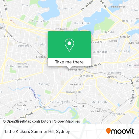 Little Kickers Summer Hill map