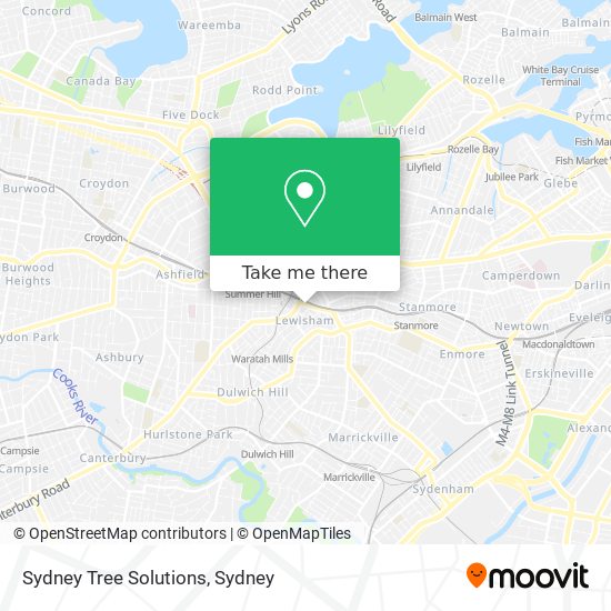 Sydney Tree Solutions map