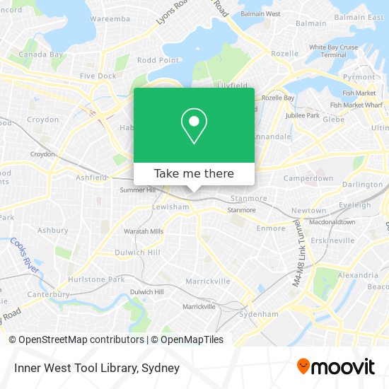 Inner West Tool Library map