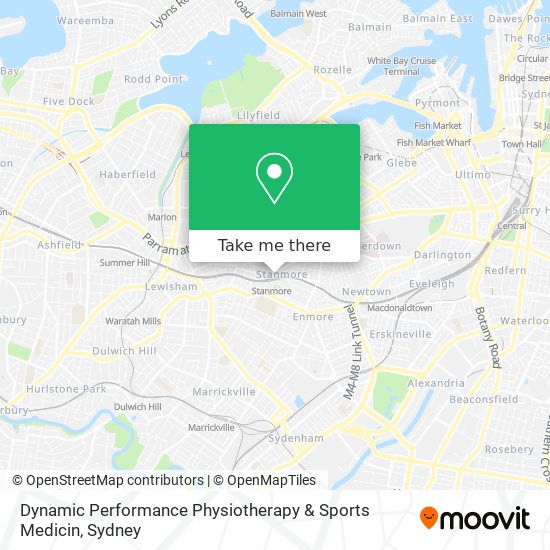 Mapa Dynamic Performance Physiotherapy & Sports Medicin