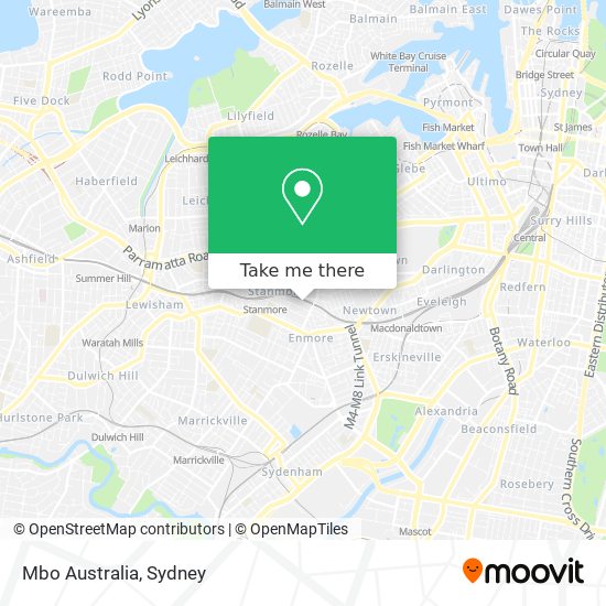 Mbo Australia map