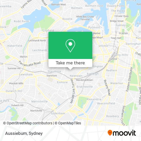 Aussiebum map