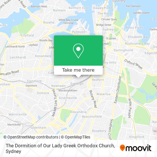 The Dormition of Our Lady Greek Orthodox Church map