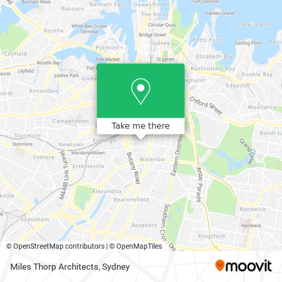 Miles Thorp Architects map