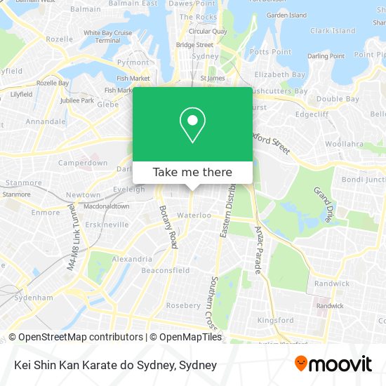 Mapa Kei Shin Kan Karate do Sydney