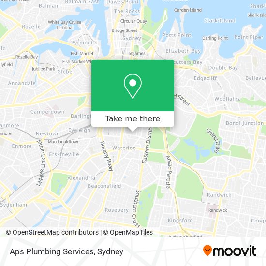 Aps Plumbing Services map