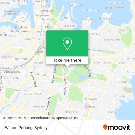 Mapa Wilson Parking