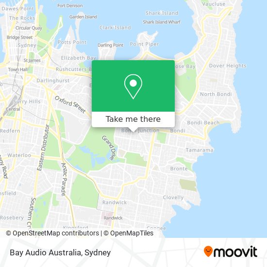 Bay Audio Australia map