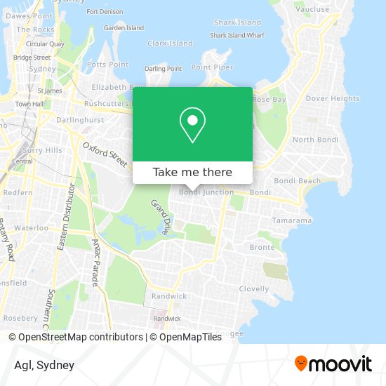 How to get to Agl in Bondi Junction by Bus Train or Ferry