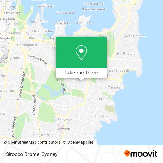 Sirocco Bronte map