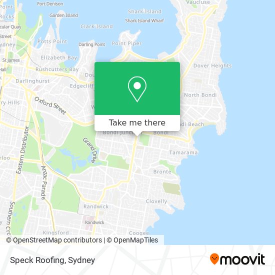 Speck Roofing map