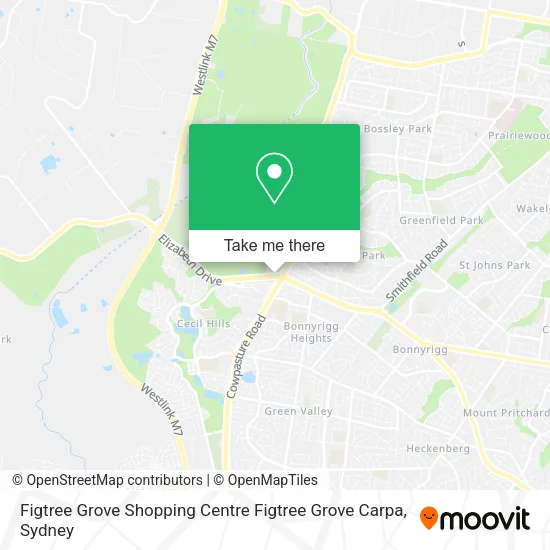 Figtree Grove Shopping Centre Figtree Grove Carpa map