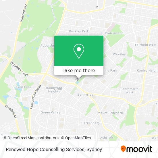 Mapa Renewed Hope Counselling Services