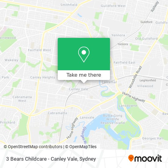 3 Bears Childcare - Canley Vale map