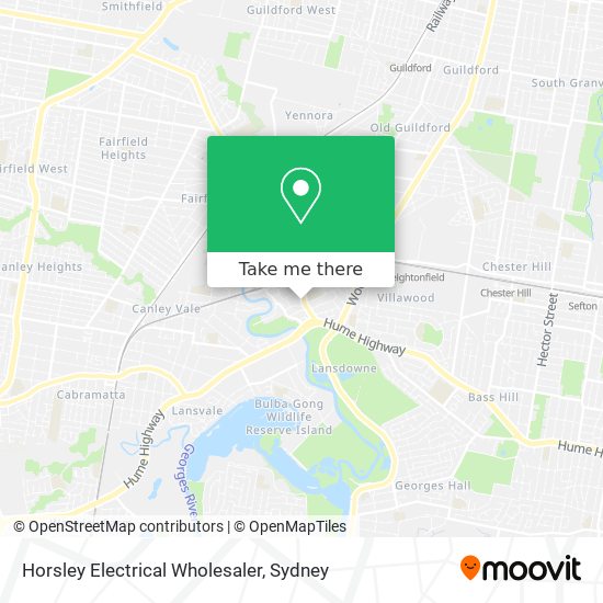 Horsley Electrical Wholesaler map