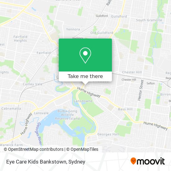 Eye Care Kids Bankstown map