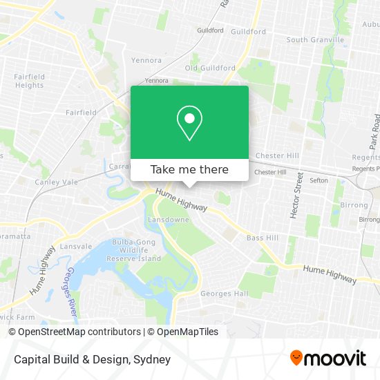 Capital Build & Design map