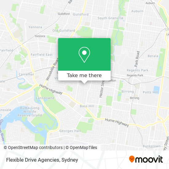 Flexible Drive Agencies map