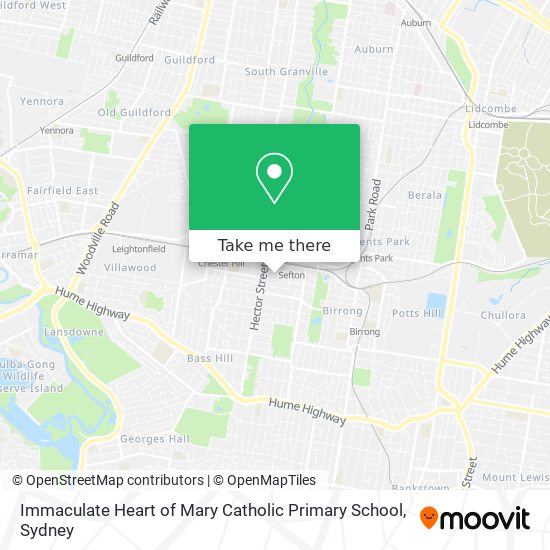 Mapa Immaculate Heart of Mary Catholic Primary School