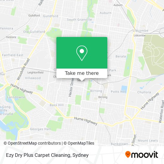 Ezy Dry Plus Carpet Cleaning map