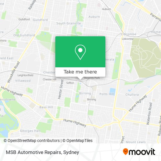 MSB Automotive Repairs map