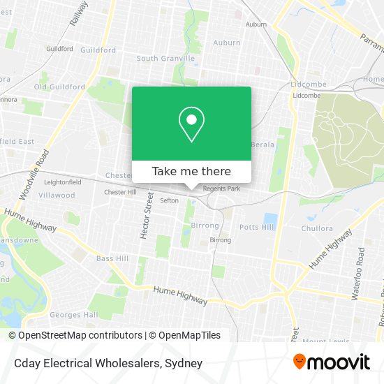 Cday Electrical Wholesalers map