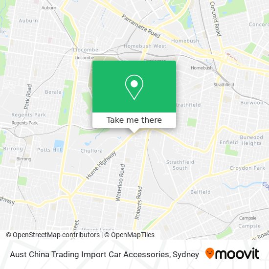 Mapa Aust China Trading Import Car Accessories