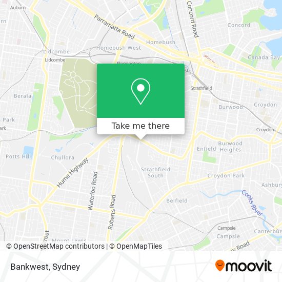 Bankwest map