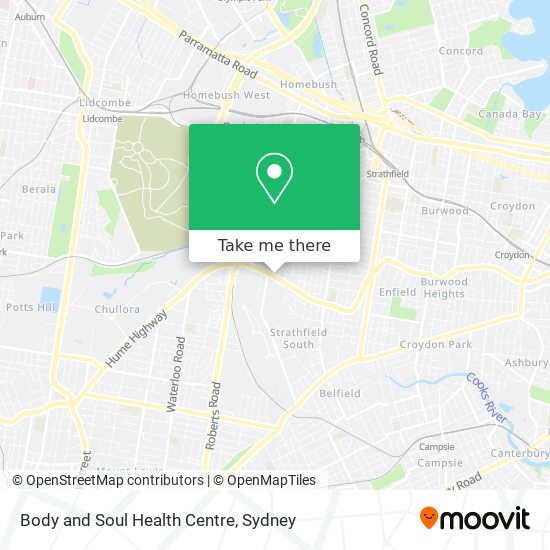 Body and Soul Health Centre map