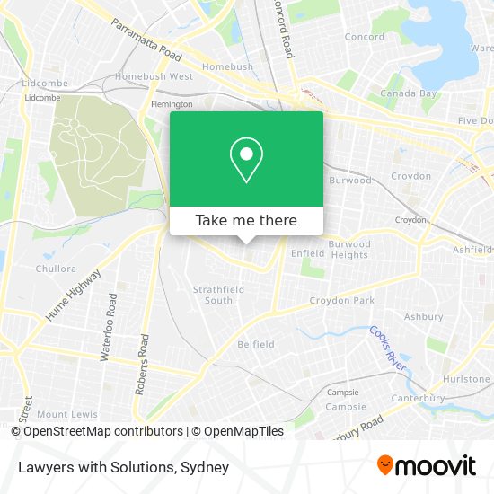 Lawyers with Solutions map