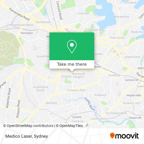 Medico Laser map