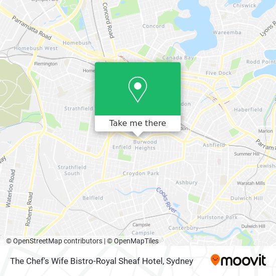 The Chef's Wife Bistro-Royal Sheaf Hotel map