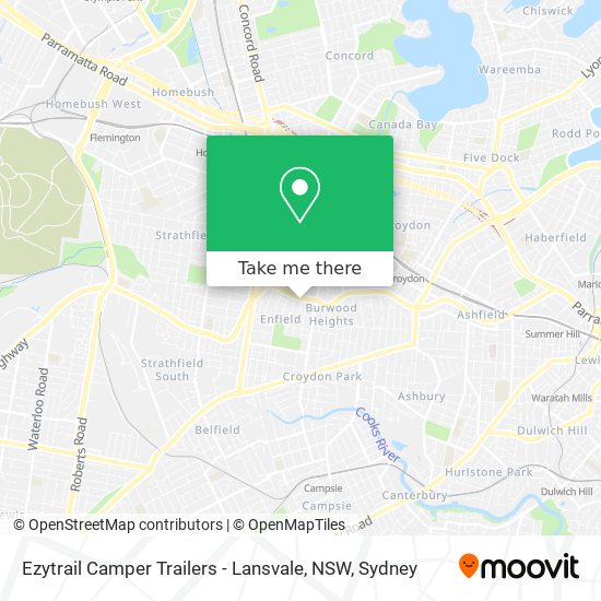 Mapa Ezytrail Camper Trailers - Lansvale, NSW