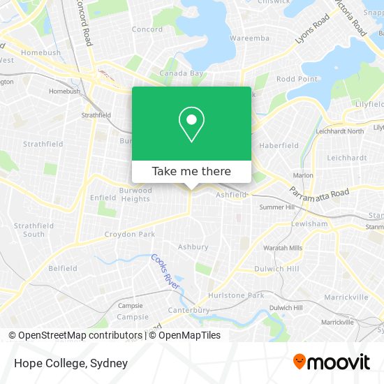 Hope College map