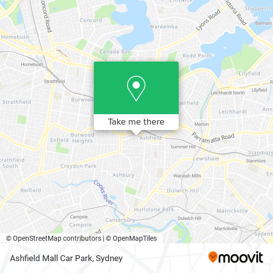 Ashfield Mall Car Park map