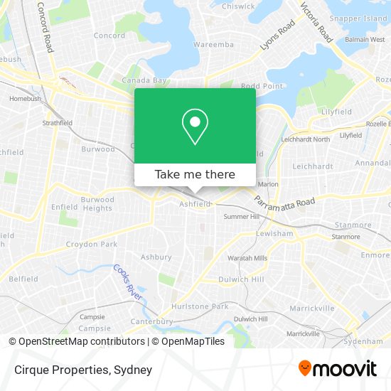 Cirque Properties map