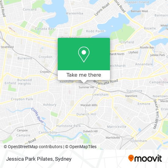 Jessica Park Pilates map